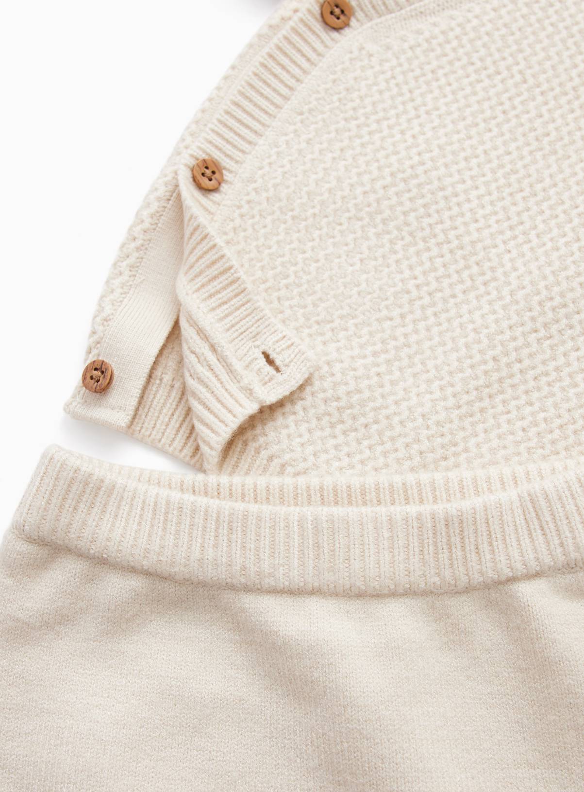Knitted Crewneck Top & Bottoms Set 6-9 months - Image 2